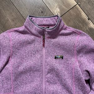 L.L.Bean Purple Full-Zip Jacket